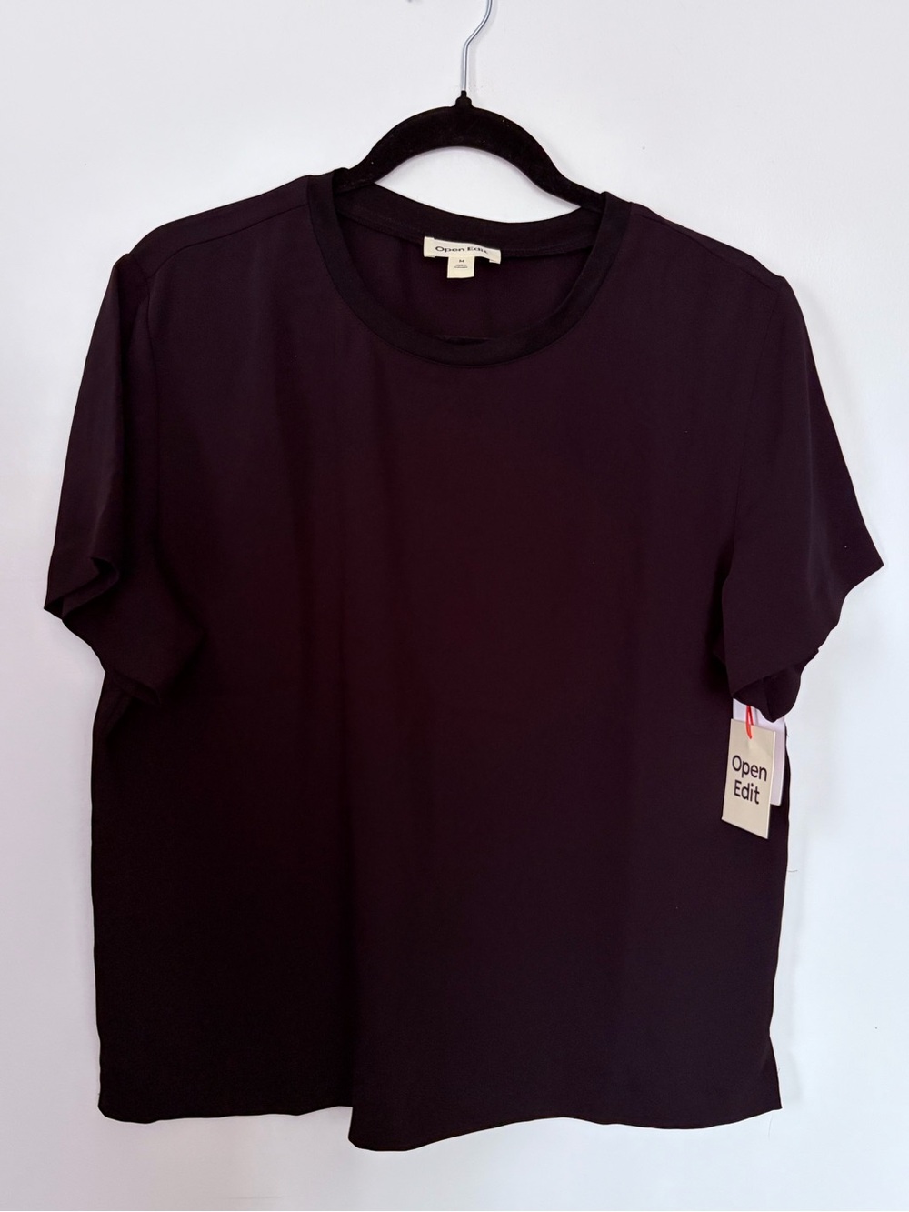 Nordstrom Short Sleeve Crew Tee in Black